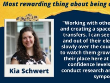 Most rewarding part of being a peer facilitator 2019-2020